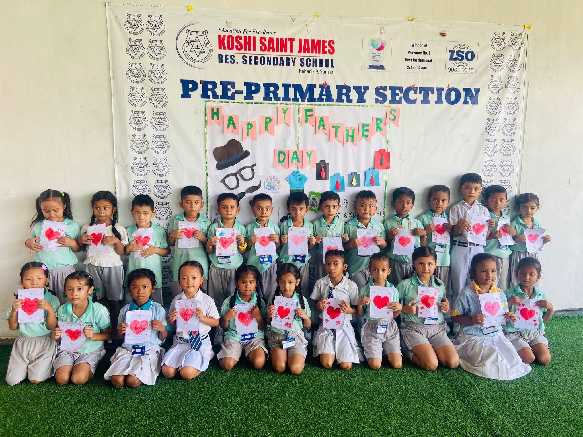 KSJ Pre-Primary Section students
